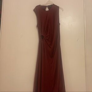 House of Harlow 1960 Rich Brown Maxi Dress